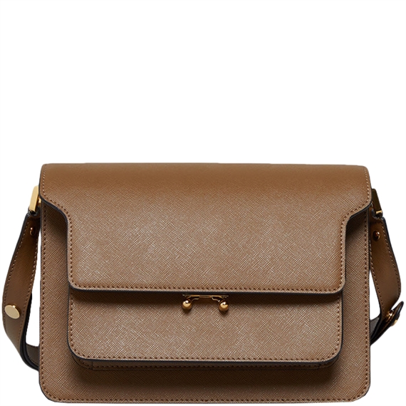 MARNI Medium Trunk Bag, Gold Brown