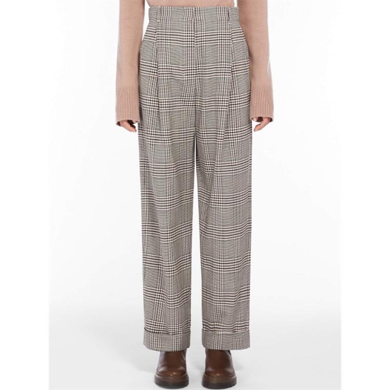 'S Max Mara Harden Bukser, Camel