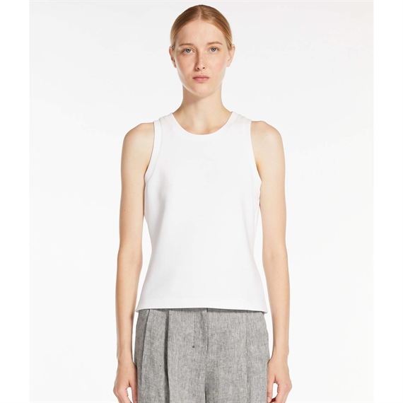 'S Max Mara Cima Top, Hvid