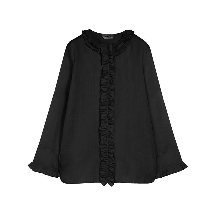 'S Max Mara SEGALE Bluse, Sort