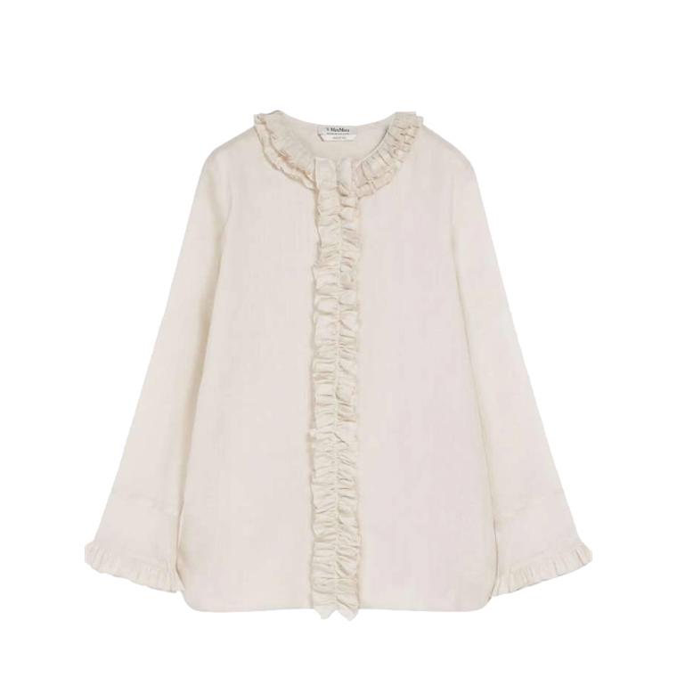 'S Max Mara SEGALE Bluse, Natural