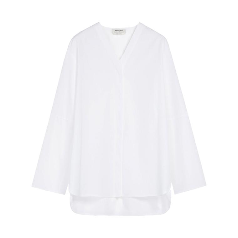 'S Max Mara CINCIN Skjorte, Hvid
