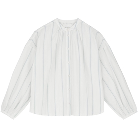 Skall Studio Cilla Skjorte, White/Navy Stripe