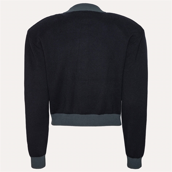 Rotate Firm Knit Cardigan, Sky Captain