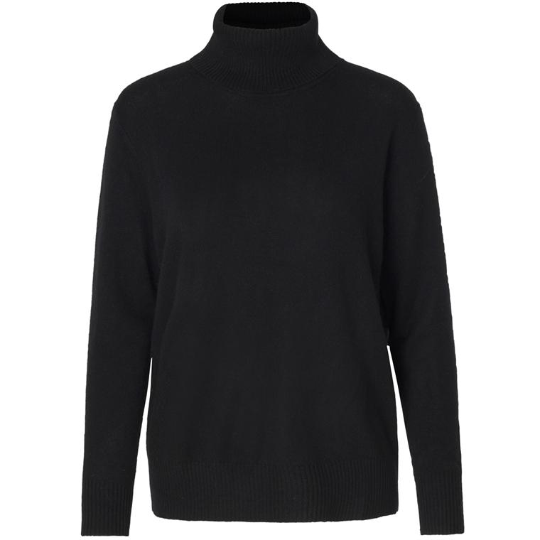 Rosemunde Uld & Kashmir Turtleneck Pullover, Sort