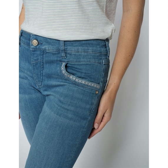 Mos Mosh Naomi Bali Jeans, Mid Blue