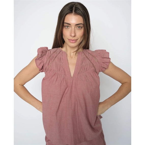 Mos Mosh Woda Izha Bluse, Cowhide