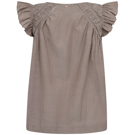 Mos Mosh Woda Izha Bluse, Chocolate Chip 