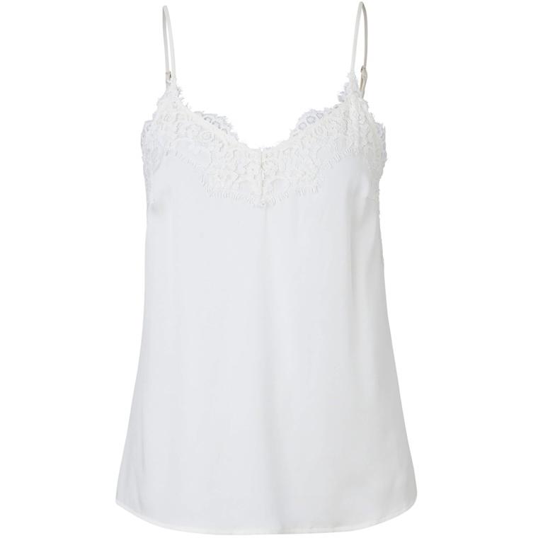 Rosemunde Silke Strap Top, Ivory