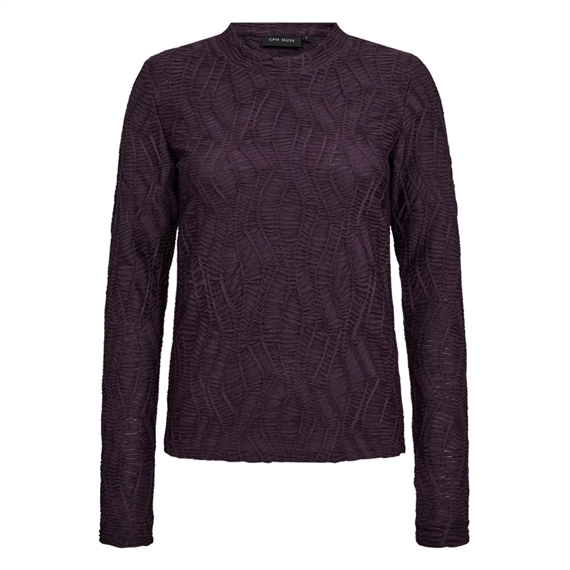 Copenhagen Muse CMJERI Bluse, Plum Perfect