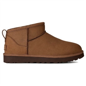 UGG Classic Ultra Mini Nubuck Støvler, Dark Chestnut