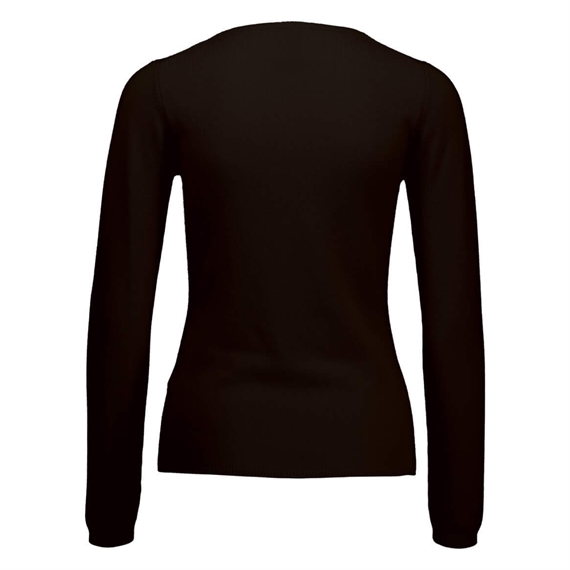 Allude Cashmere Pullover, Dark Brown