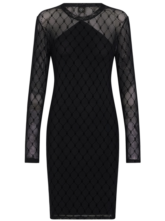 Hype The Detail Mesh Kjole 310, Sort