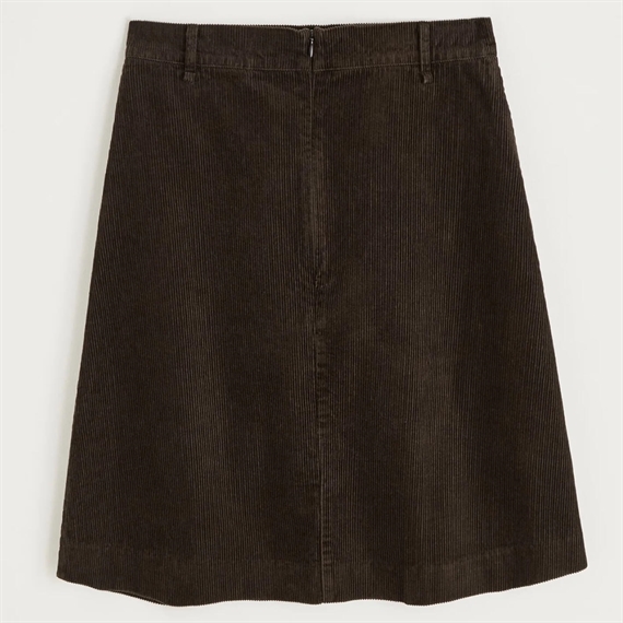 Aiayu Estelle Short Corduroy Nederdel, Smokey Brown
