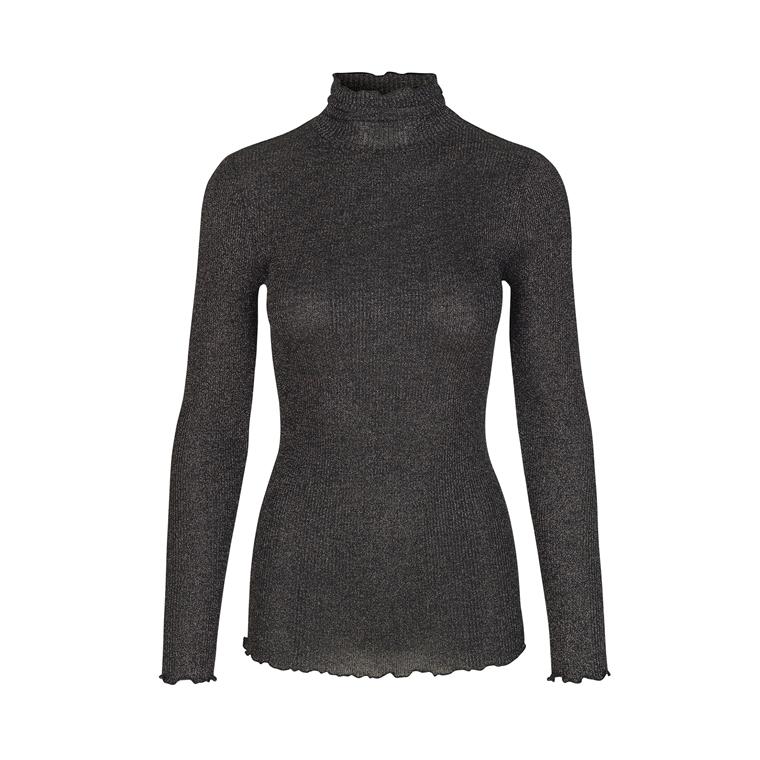 Rosemunde Bluse - Turtleneck Sort