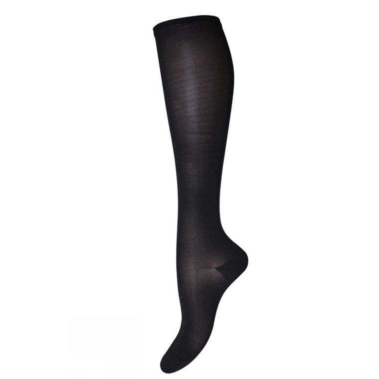 Knee Kelly Strømpe, Sort