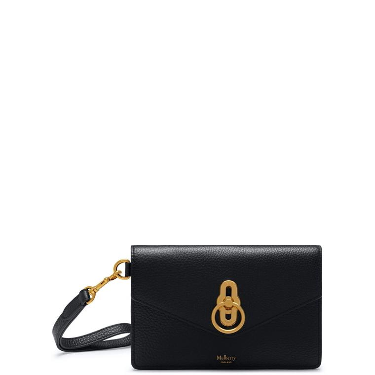 Mulberry Amberley Phone Clutch Black - RL5721-013A100