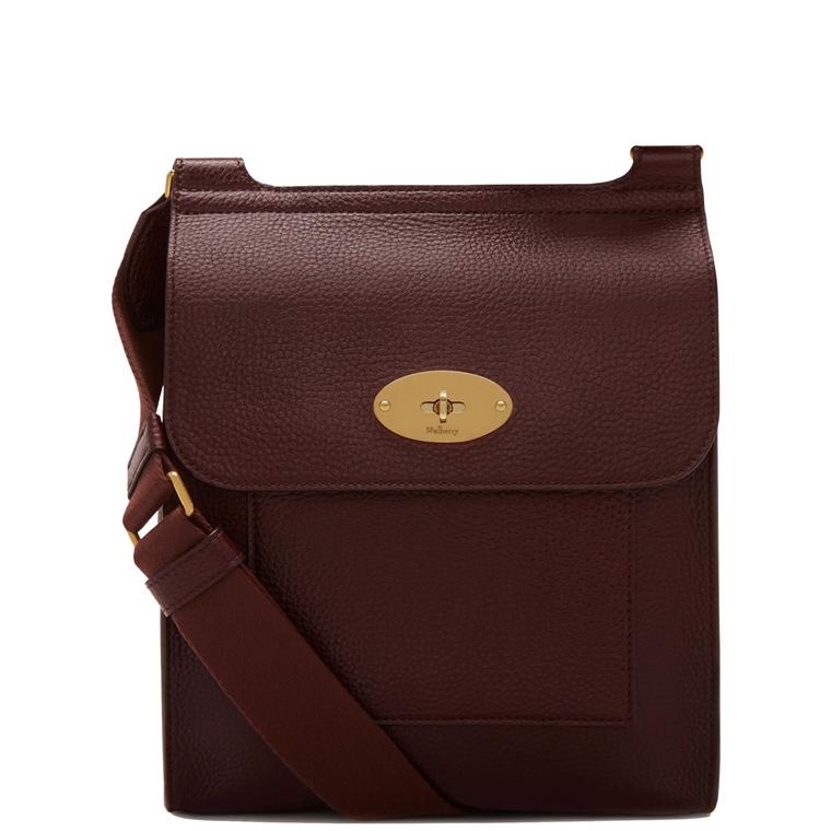 Mulberry Antony Oxblood Natural Grain Leather