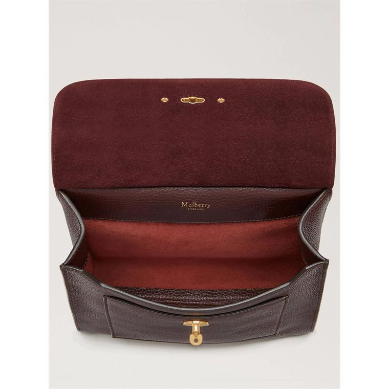 Mulberry Antony Oxblood Natural Grain Leather