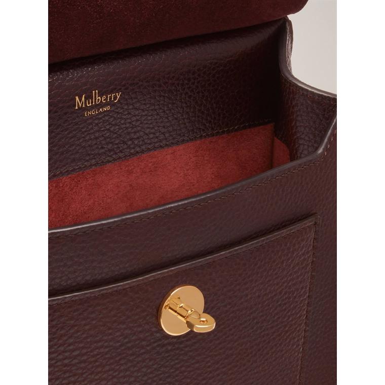 Mulberry Antony Oxblood Natural Grain Leather