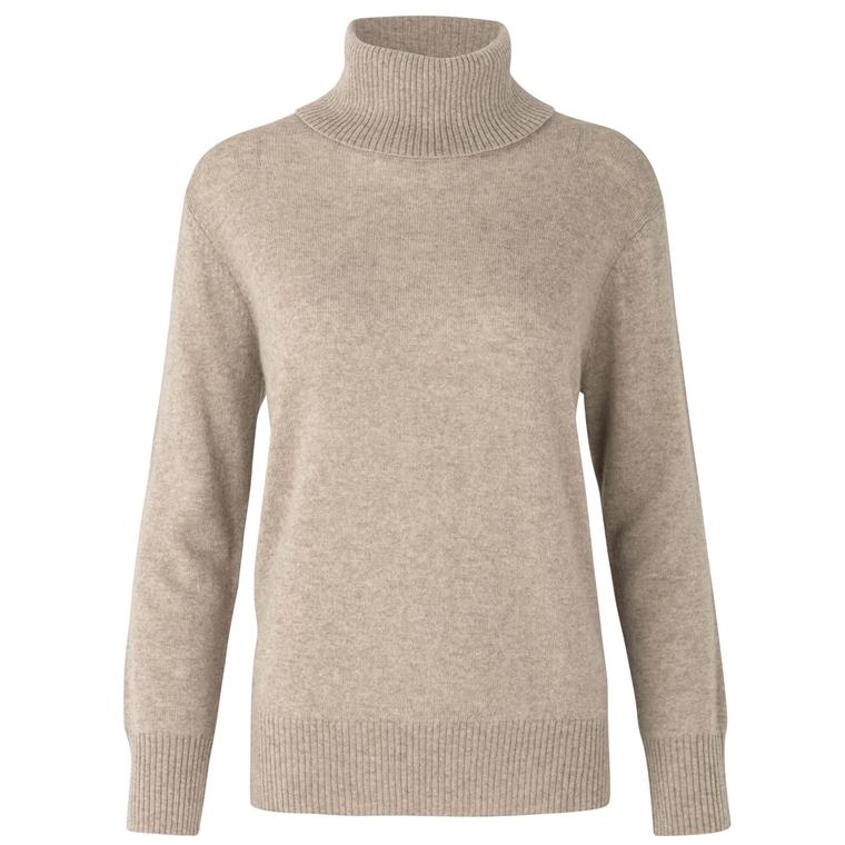 Rosemunde Uld & Kashmir Turtleneck Pullover, Atmosphere Melange