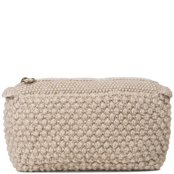 Aiayu Helen Classic Clutch, Wheat