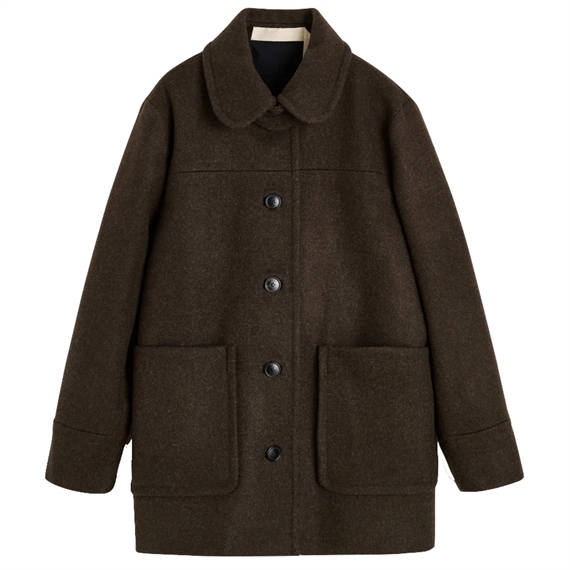 Aiayu Jamie Loden Jakke, Pure Dark Brown