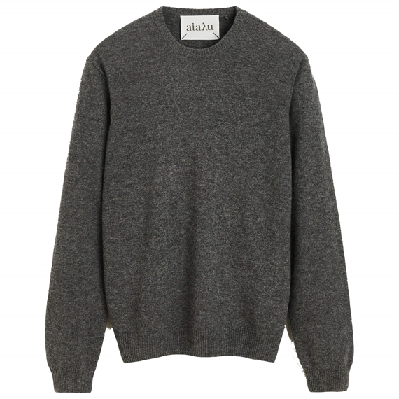 Aiayu Leonardo Cashmere Sweater, Stormy