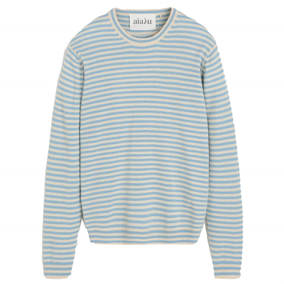 Aiayu Leonardo II Sweater, Mix Opal Blue 