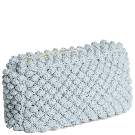 Aiayu Linn Clutch, Mint Blue