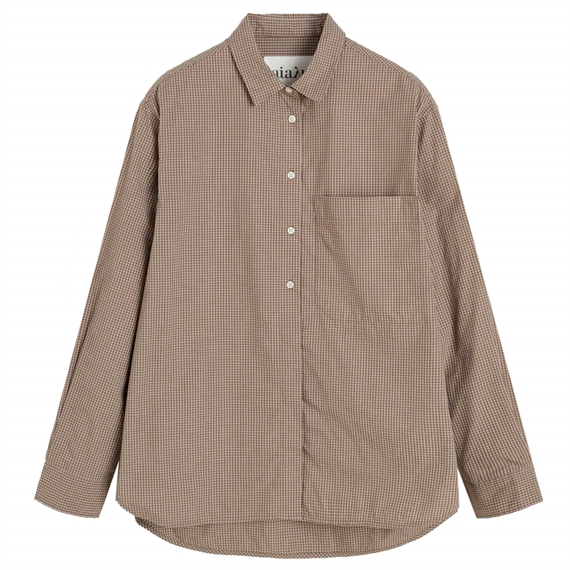 Aiayu Lynette Shirt Check, Mix Fossil