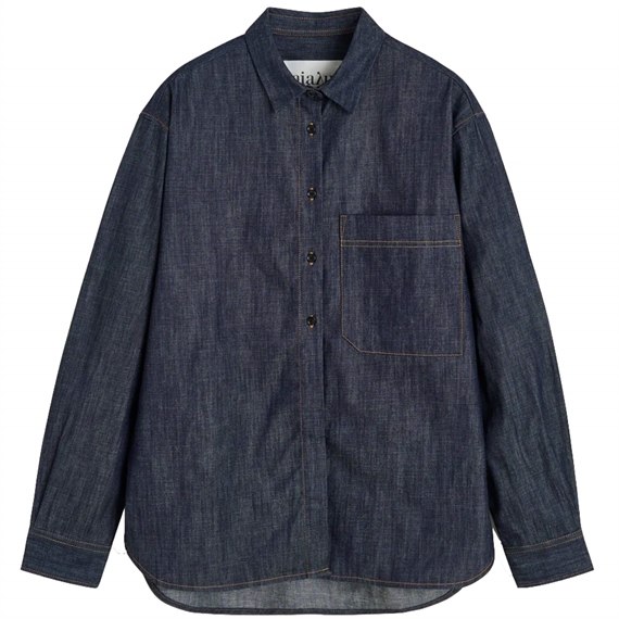 Aiayu Lynette Shirt Denim, Classic Blue