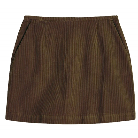 Aiayu Mini Skirt Corduroy, Bark 