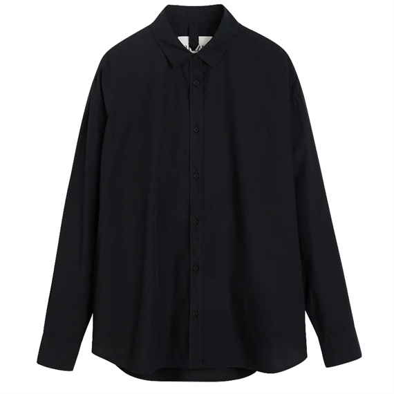 Aiayu Shirt Skjorte, Black Navy  