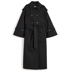 By Malene Birger Alaya Trenchcoat, Black