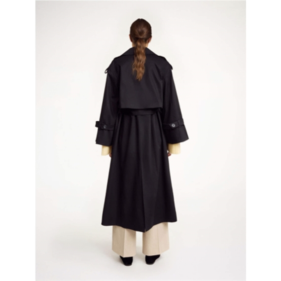 By Malene Birger Alaya Trenchcoat, Black