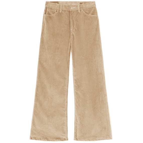 Dondup Amber Velvet Bukser, Sand