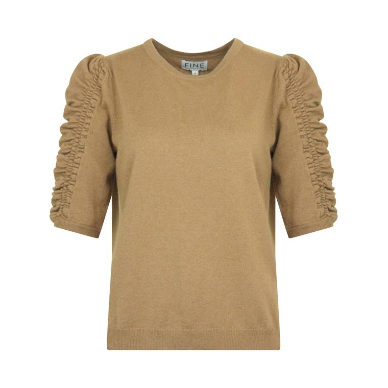 Amber Blouse W. Elastic Tape, Deer