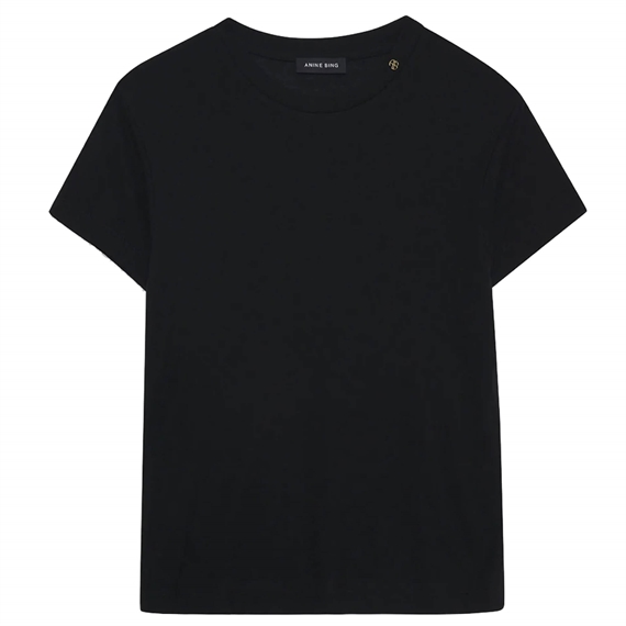 Anine Bing Amani T-shirt, Sort 