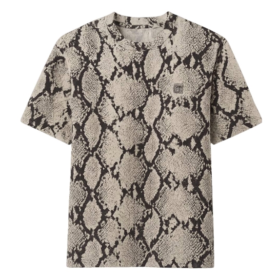 Anine Bing Avi T-shirt, Washed Python 