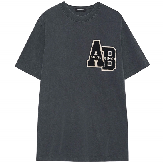 Anine Bing Beth Mini Kjole, Washed Black