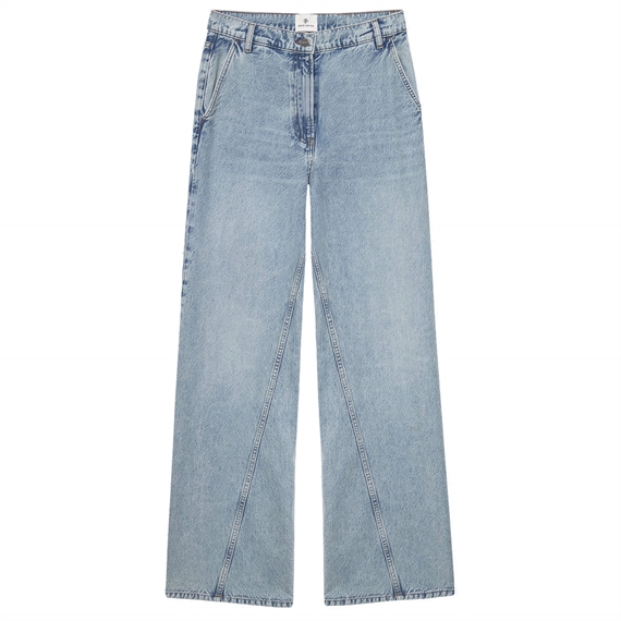 Anine Bing Briley Jeans, Capri Blue 