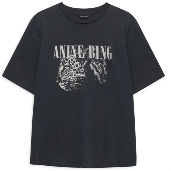 Anine Bing Cohen T-shirt, Washed Black