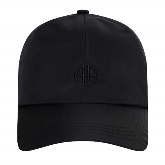 Anine Bing Jeremy Baseball Cap AB Nylon, Black