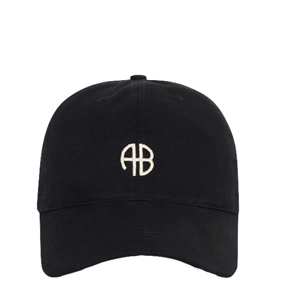 Anine Bing Jeremy Baseball Cap, Black Denim 