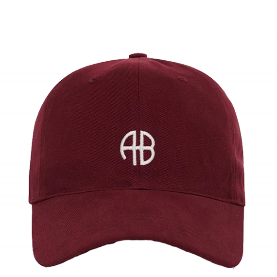 Anine Bing Jeremy Baseball Cap, Cabernet