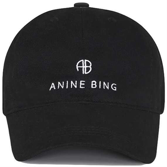 Anine Bing Jeremy Baseball Cap, Sort