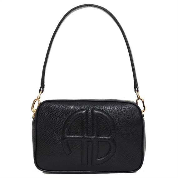 Anine Bing Lili Taske, Black Pebbled  