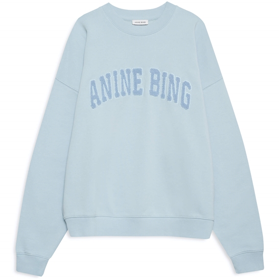 Anine Bing Miles Sweatshirt, Pale Blue
