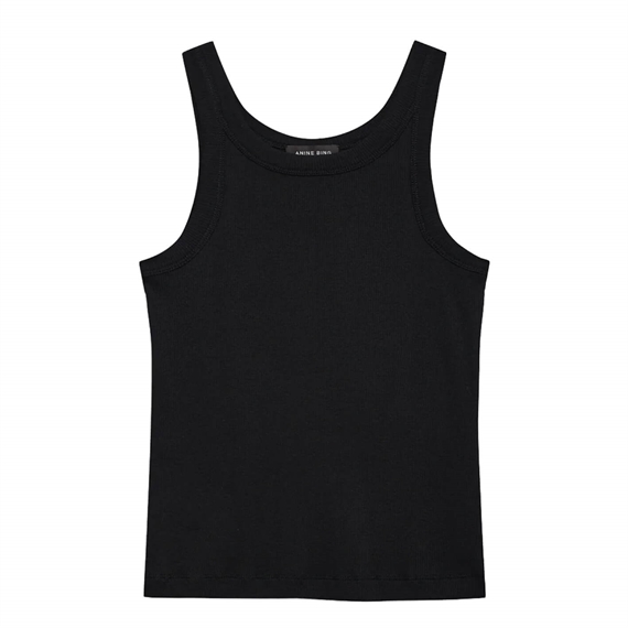 Anine Bing Sixtine Tank Top, Sort